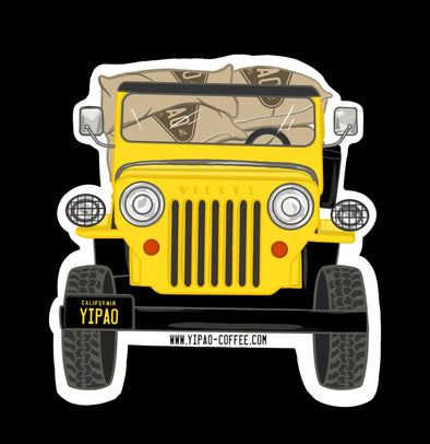 Yipao Jeep Sticker